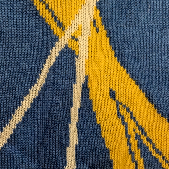 Tipsy Elves Blue and Red Zip-Up Sweater - Picture 4 of 12